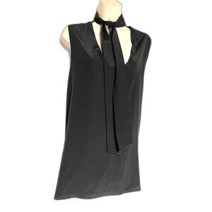 Fab  layered chiffon black top AG Phillips size 10